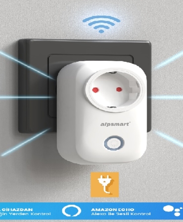 Akıllı Ev Sistemleri ile Entegre Çalışan Wi-Fi Destekli Priz Adaptörleri