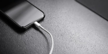 Şarj kablosu takılı akıllı telefon (temsili görsel)